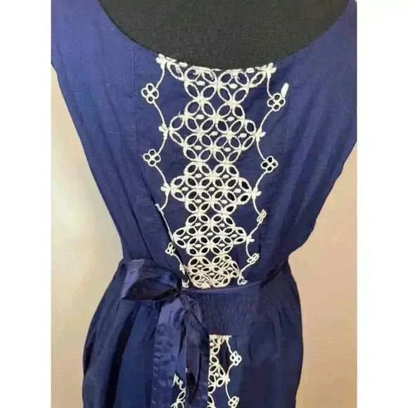 Edme & Esyllte Navy Blue Dress Size Small - Picture 5 of 7